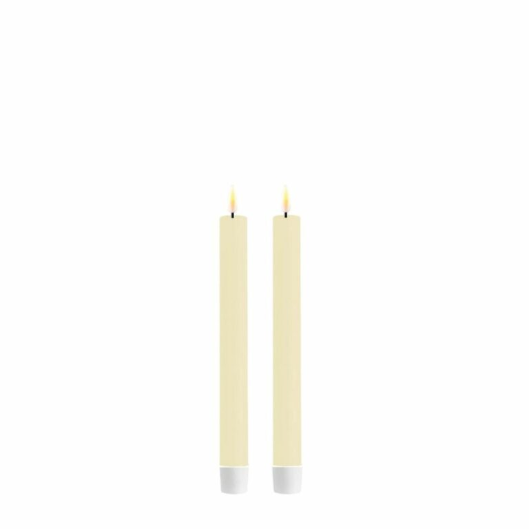 LED Dinerkaars – Cream – 2 stuks – 24 cm