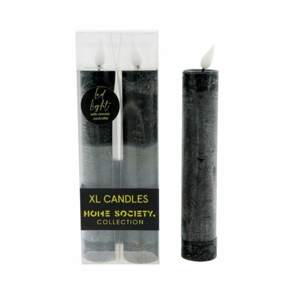 LED Dinerkaars XL – Zwart – 2 stuks