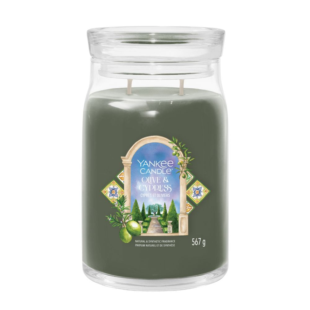 YC | Signature Large Jar | Olive & Cypress