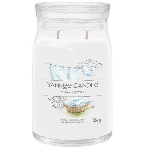 YC | Signature Large Jar | Clean Cotton